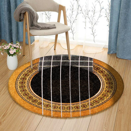 Guitar HM0110050TM Round Area Rug