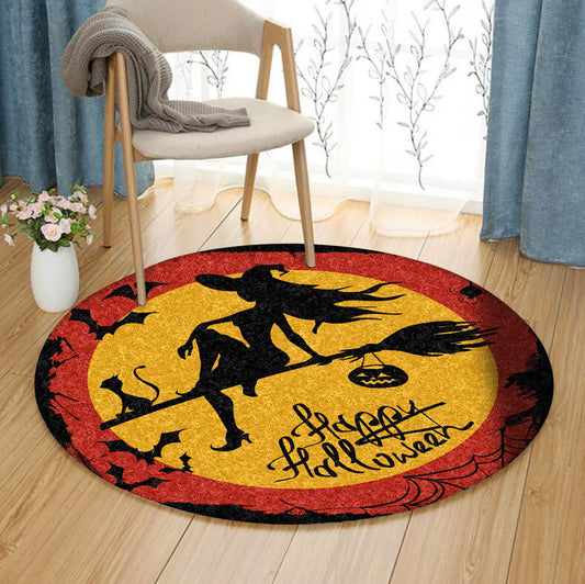 Halloween BL040936RR Round Area Rug