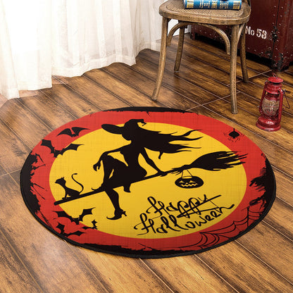 Halloween BL040936RR Round Area Rug