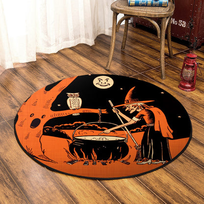 Halloween BL290824RR Round Area Rug