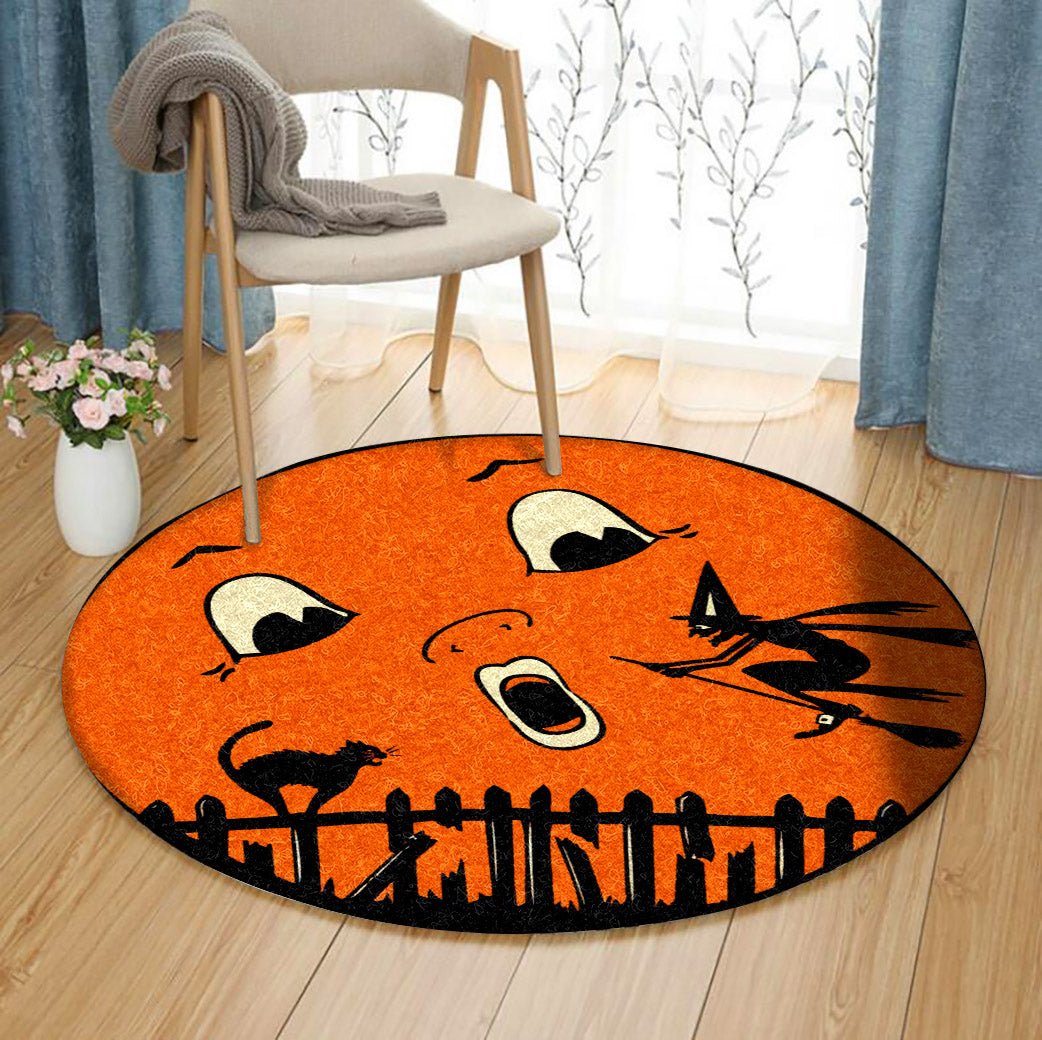 Halloween BL290825RR Round Area Rug