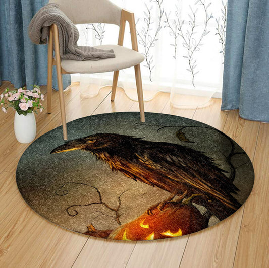 Halloween BT060940RR Round Area Rug