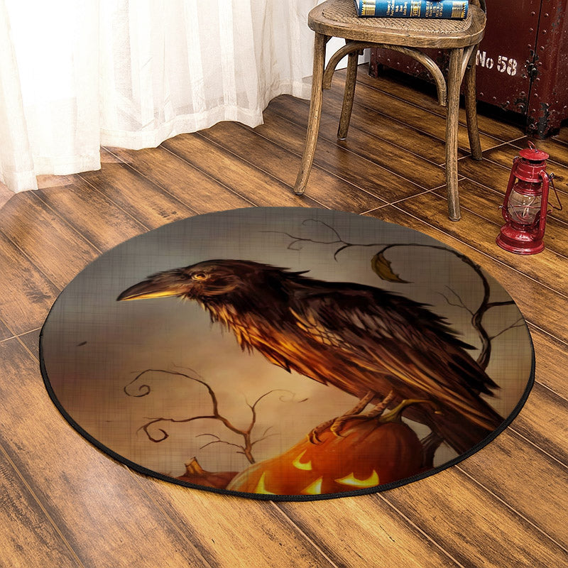 Halloween BT060940RR Round Area Rug