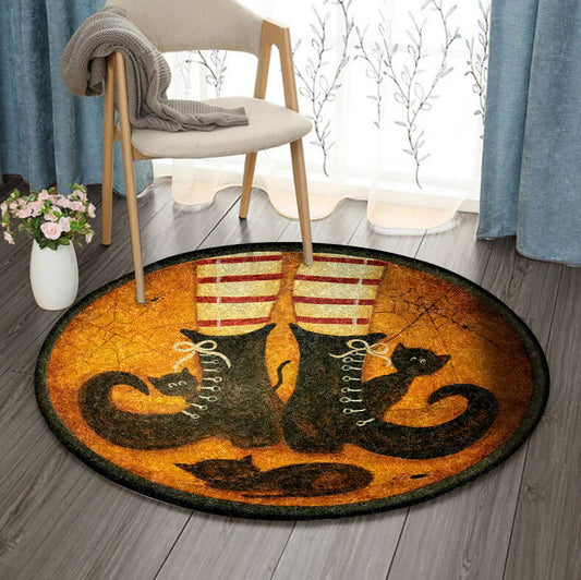 Halloween BT3009063RR Round Area Rug