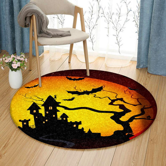 Halloween BT070809 Round Area Rug