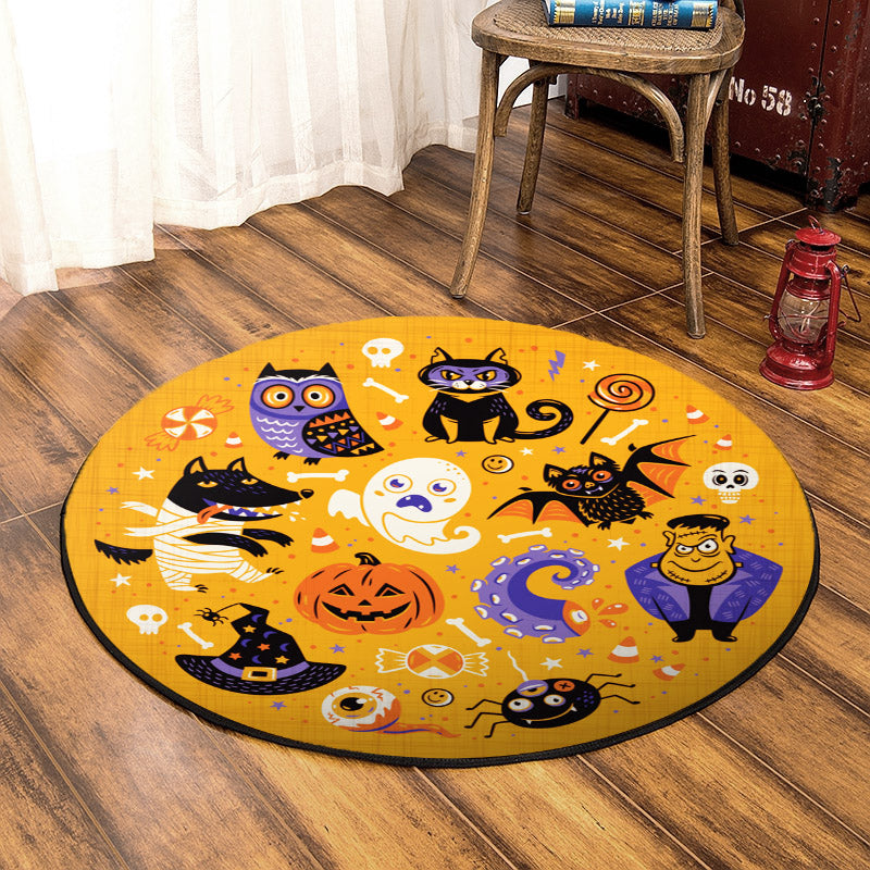 Halloween BT070810 Round Area Rug