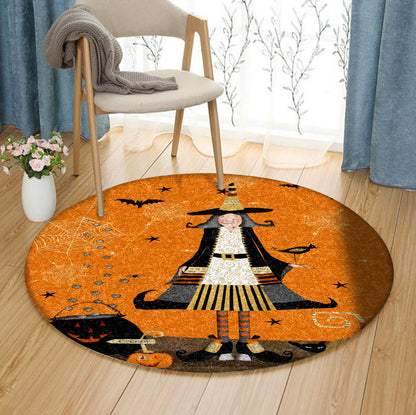 Halloween DP0509055RR Round Area Rug