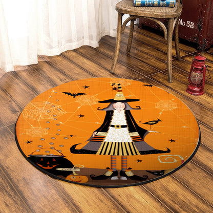 Halloween DP0509055RR Round Area Rug