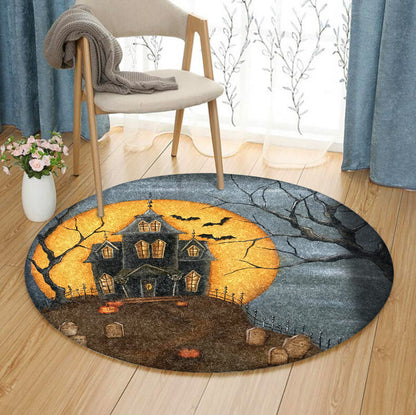 Halloween HT080920TM Round Area Rug