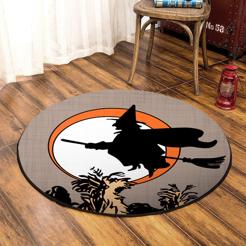 Halloween HT150820TM Round Area Rug