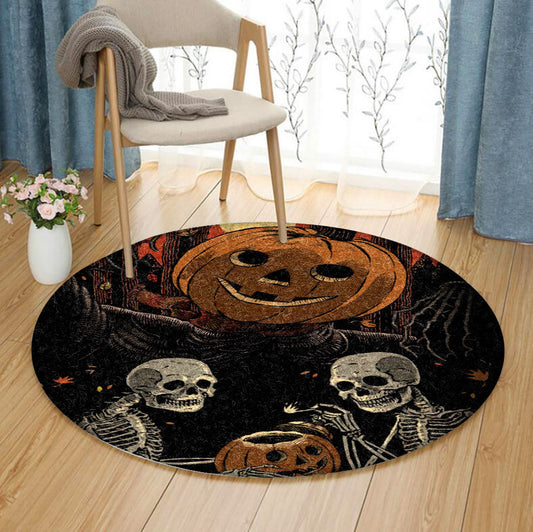 Halloween NN0410044TM Round Area Rug