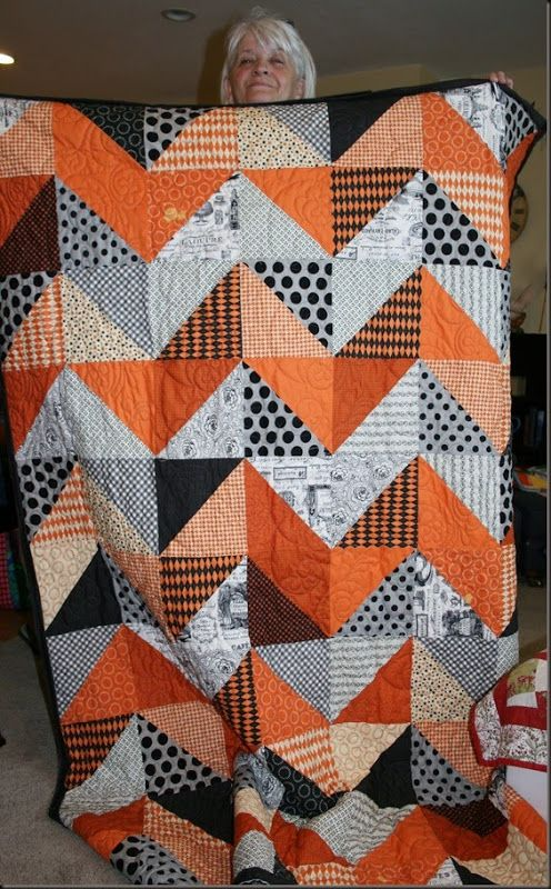 Halloween Patchwork Quilted Blanket NCU0PD791