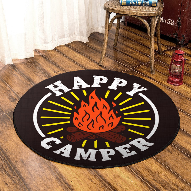 Happy Camper BT190826RR Round Area Rug