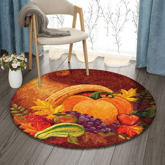 Harvest BL0210051RR Round Area Rug