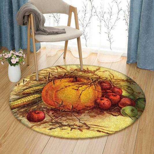 Harvest BL1909072C Round Area Rug