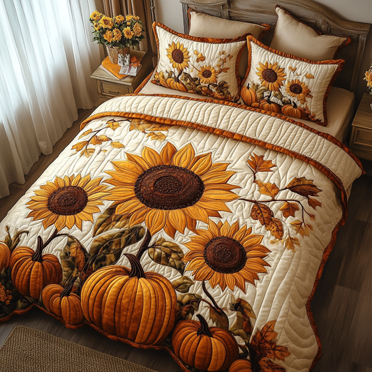 Harvest Field Quilted Bedding Set NCU0DV2048