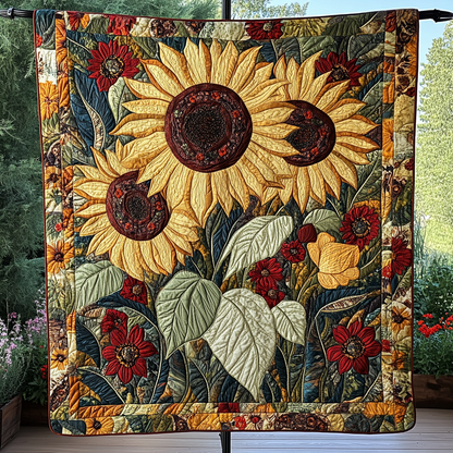 Harvest Glow Quilted Blanket NCU0DK3544