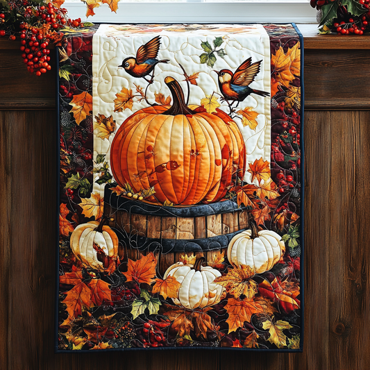 Harvest Moon Quilted Table Runner NCU0DK1309