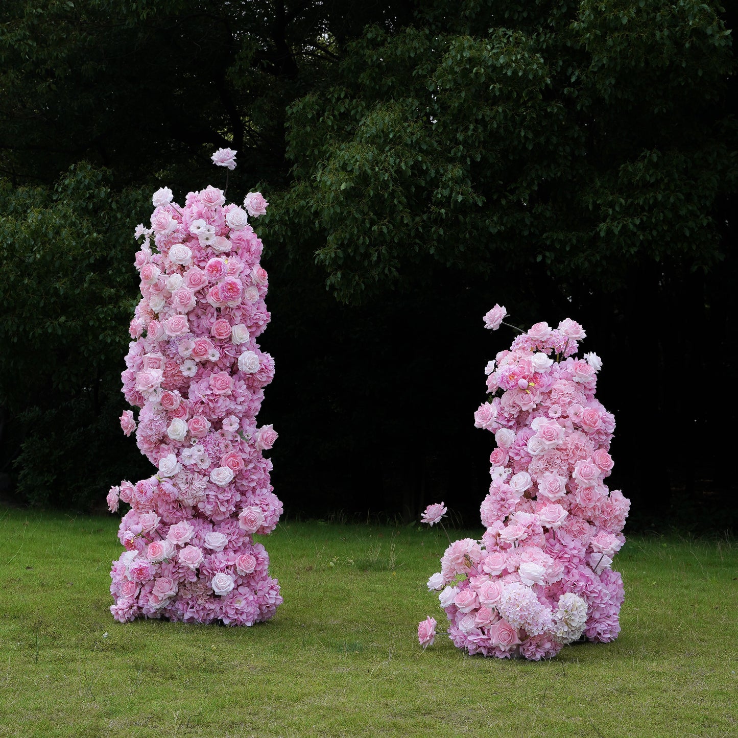 Hazel Wedding Party Background Floral Arch Decoration