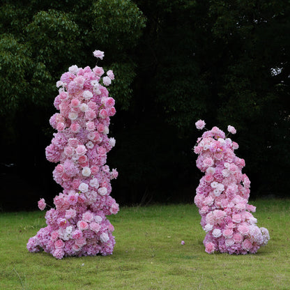 Hazel Wedding Party Background Floral Arch Decoration