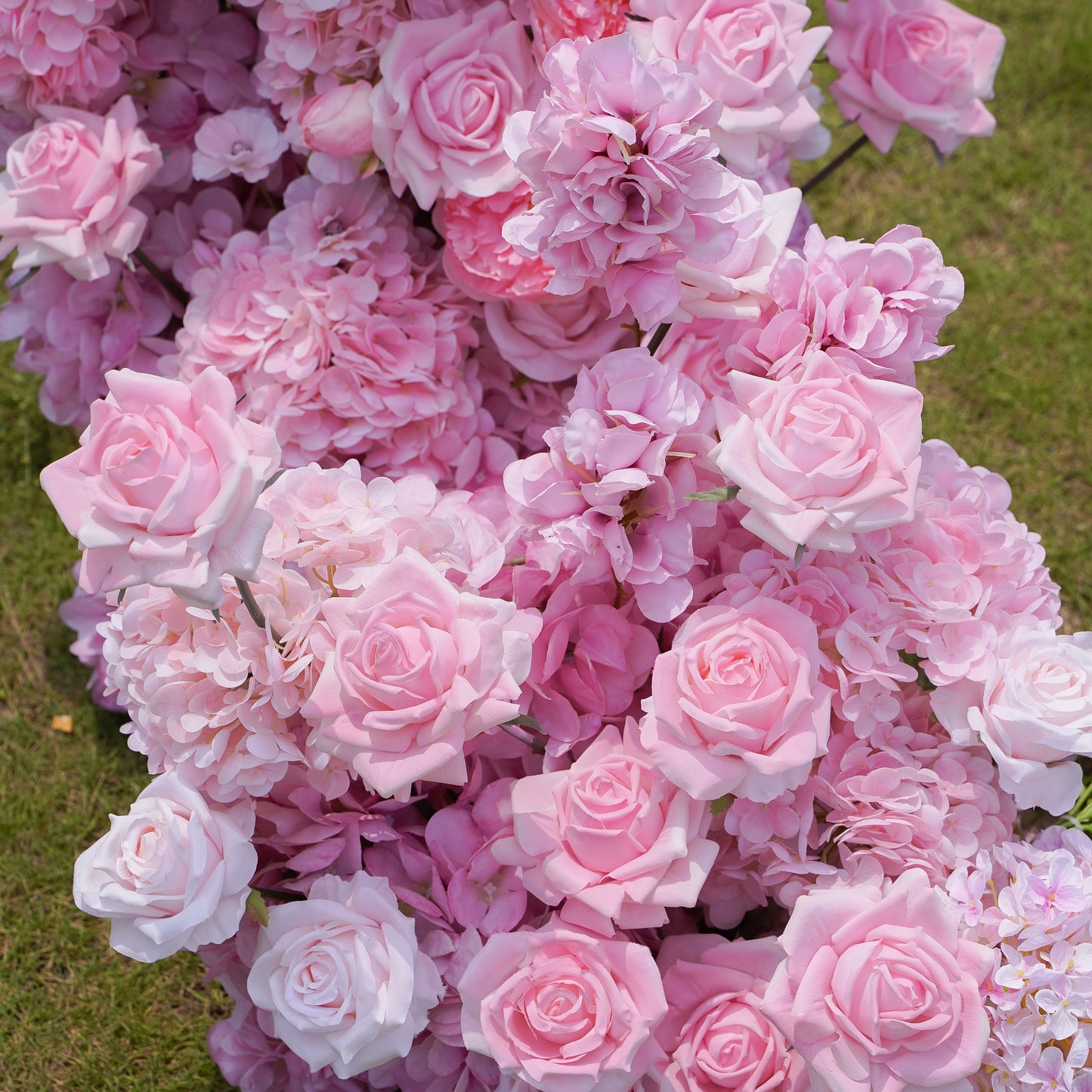 Hazel Wedding Party Background Floral Arch Decoration