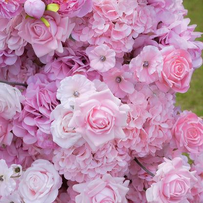 Hazel Wedding Party Background Floral Arch Decoration