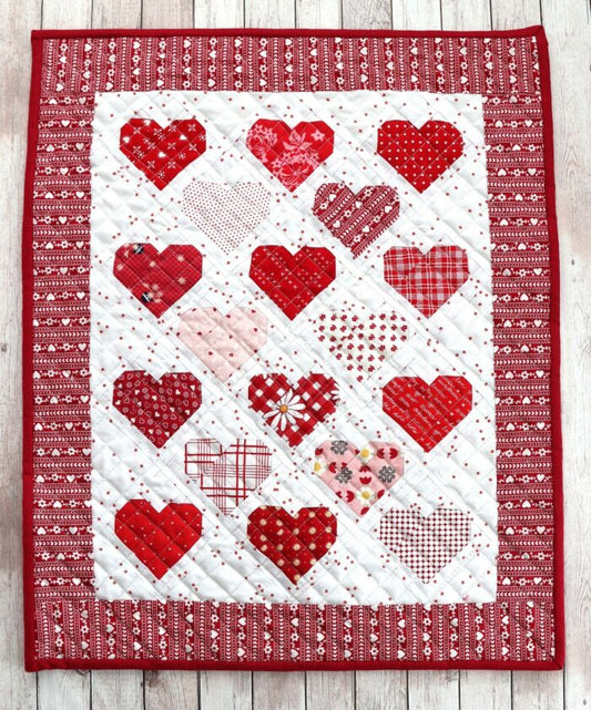 Heart CLDY180624143 Quilted Placemats