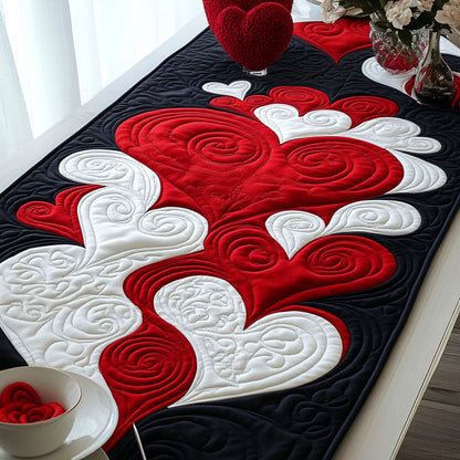 Heartbeat Harmony Quilted Table Runner NCU0PT2916