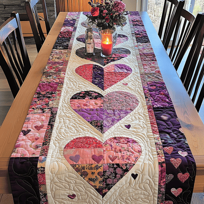 Heartfelt Haven Quilted Table Runner NCU0TH2534