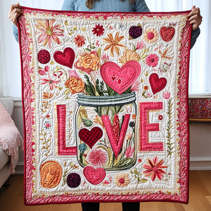 Hearth of Love Quilted Blanket NCU0TL2335