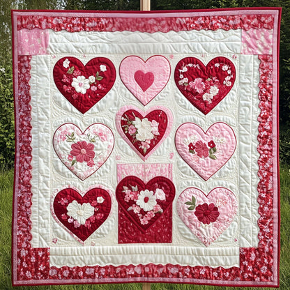 Heartstrings Melody Quilted Blanket NCU0NT2709