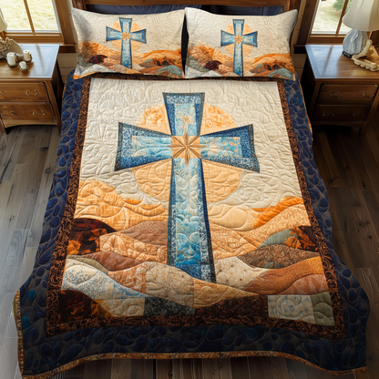 Heaven Light 3-Piece Quilted Bedding Set NCU0DK1911