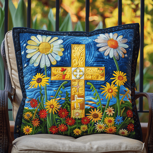 Heavenly Blooms Quilted Pillow Case NCU0TH1080