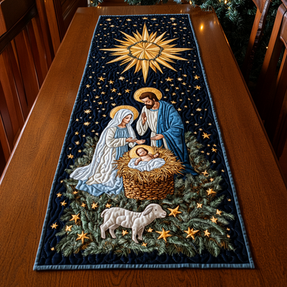 Heavenly Manger Quilted Table Runner NCU0DK1660