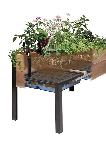 🔥Hot Sale🔥Heavy Duty Standing Garden Planters for Outdoor，Perfect for Patio Deck & Backyard