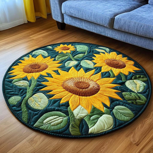 Helios Garden Quilted Round Mat NCU0NT1277