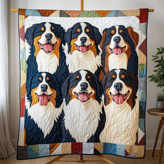 Highland Bernese Quilted Blanket NCU0PT1818