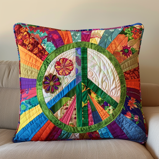 Funda de almohada acolchada Hippie Harmony NCU0PT132