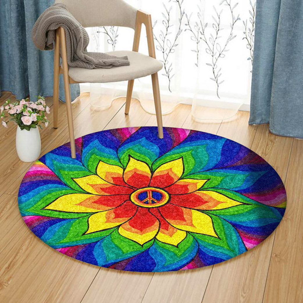 Hippie HM160920TM Round Area Rug