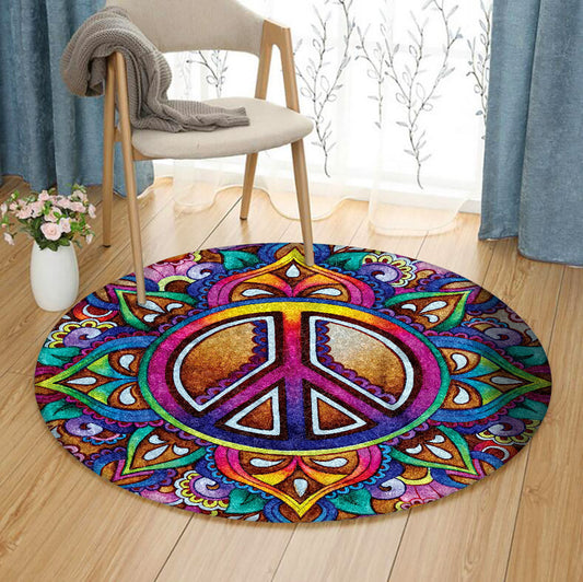 Hippie TN1410072TM Round Area Rug