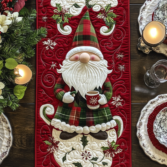 Holiday Hearth Quilted Table Runner NCU0DV1907