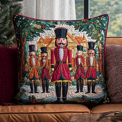 Holiday Nutcracker Quilted Pillow Case NCU0TL1609