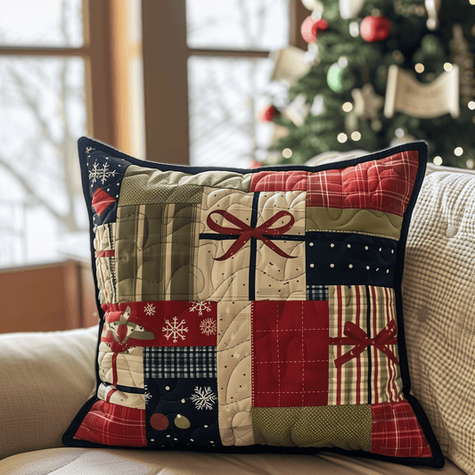 Holiday Treasures Quilted Pillow Case NCU0TH1143