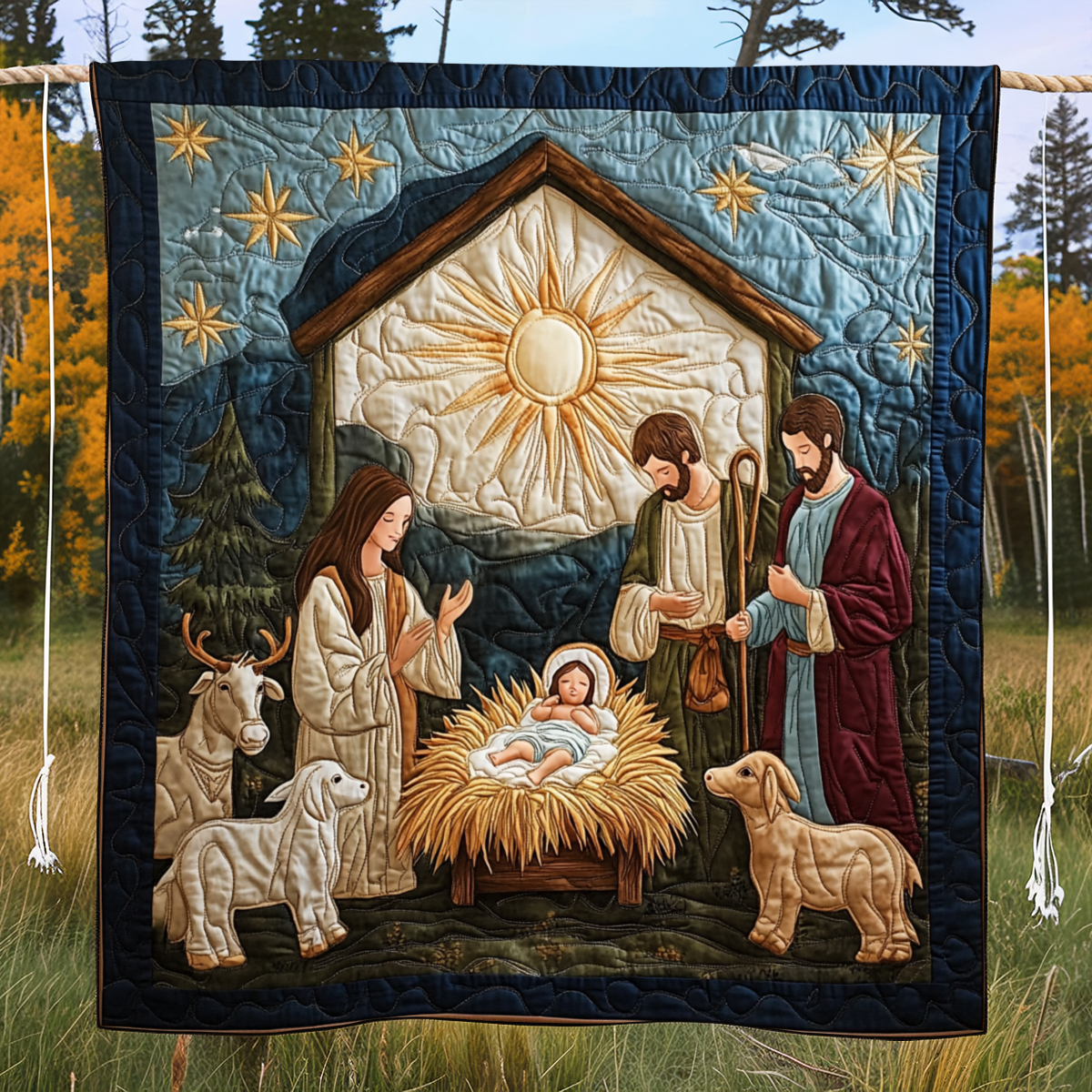 Holy Night Quilted Blanket NCU0VH095