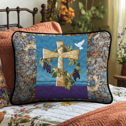 Holy Serenity Quilted Bedding Pillow Case NCU0DK3670