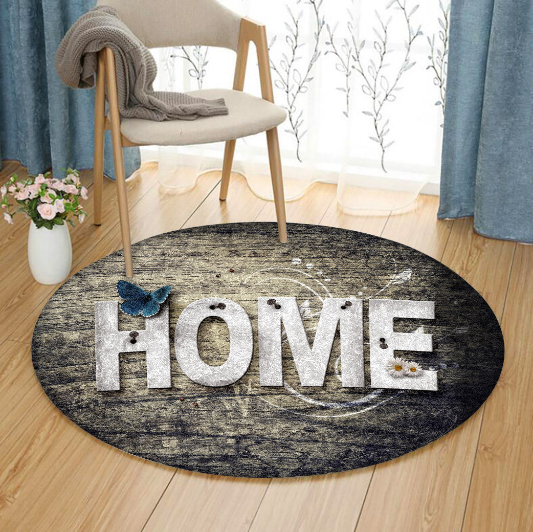 Home HN1710042RR Round Area Rug