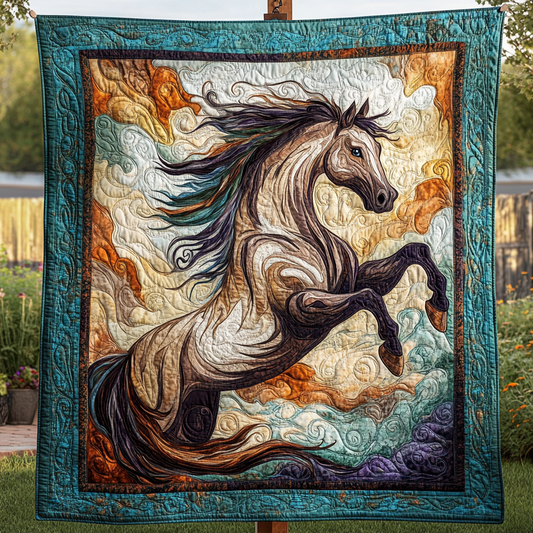 Hoofbeats Quilted Blanket NCU0DK2959