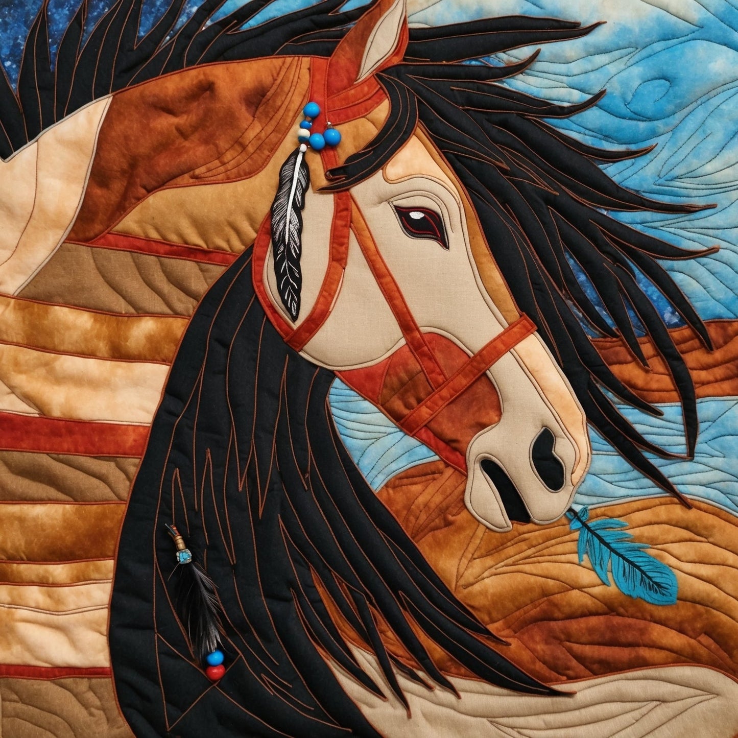 Horse NTA041124121 Quilt Blanket