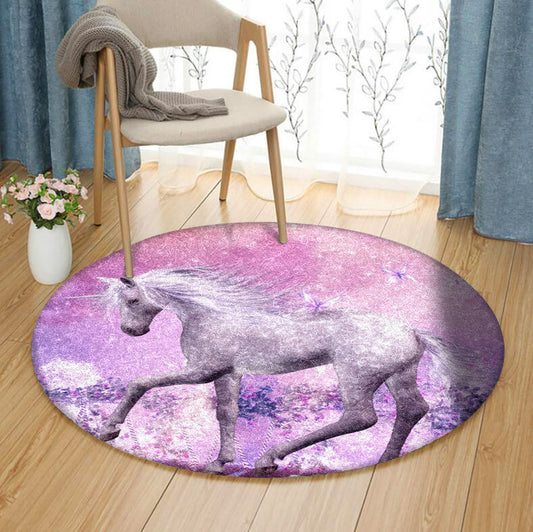 Horse CLA070826 Round Area Rug