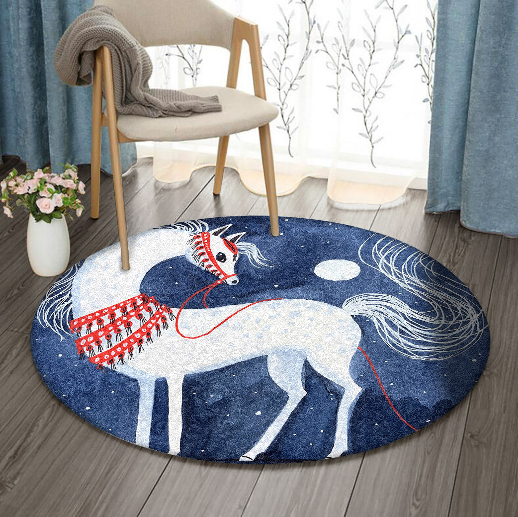 Horse NT1610150RR Round Area Rug